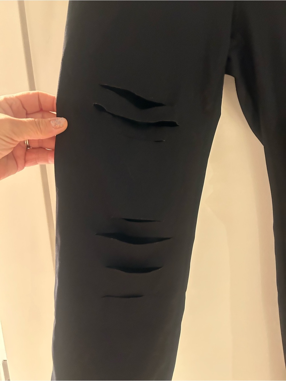 ZYIA Black Active Leggings with Interior Tag